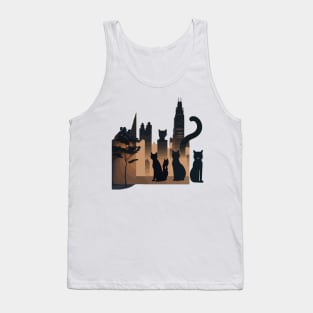 Minimalist-Street-Cats Tank Top